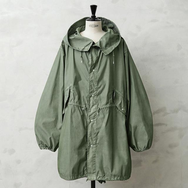 実物 新品 デッドストック 米軍 スノーカモ モッズコート OD染め【Cx】【T】｜ミリタリーコート ミリタリージャケット フィッシュテール スノーカモパーカー メンズ アウター 軍放出品 軍モノ 大きいサイズ おしゃれ M-51 オリーブ
