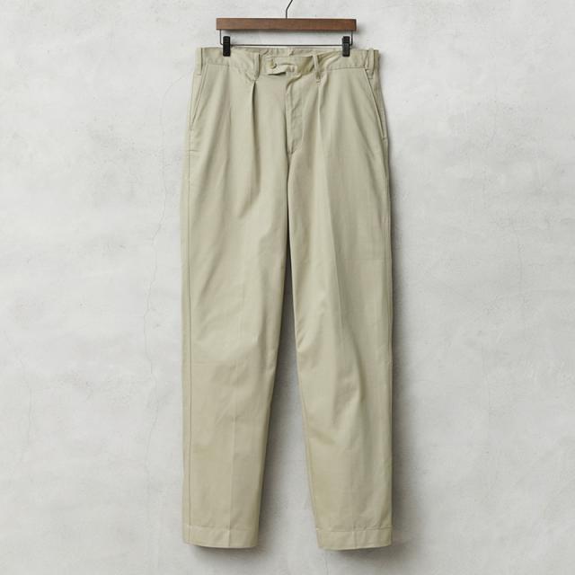 希少 実物 新品 デッドストック オランダ軍 チノパン ワンタック ジッパーフライ【Cx】【I】｜ミリタリーパンツ メンズ チノパン ワークパンツ メンズ ボトムス 軍放出品 軍モノ 軍パンの通販は