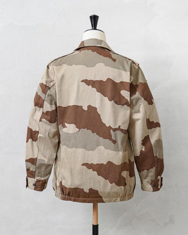 実物 USED フランス軍 F-2 ジャケット デザートCCEカモ 4ポケット【Cx