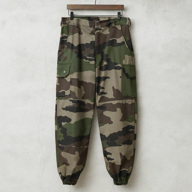 実物 新品 デッドストック フランス軍 F-2 カーゴパンツ CCEカモ【Cx】【I】｜メンズ ボトムス 迷彩 カモ柄 大きいサイズ ミリタリー ポケット多い 作業着 カジュアル 古着 ファッション おしゃれ