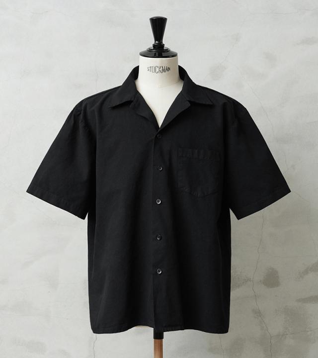 【タグ付きデッドストック】SEAN JOHN 半袖 リネンシャツ 黒 3XL 実物 新品 デッドストック 米軍 GENERAL PURPOSE SMOCK ショート