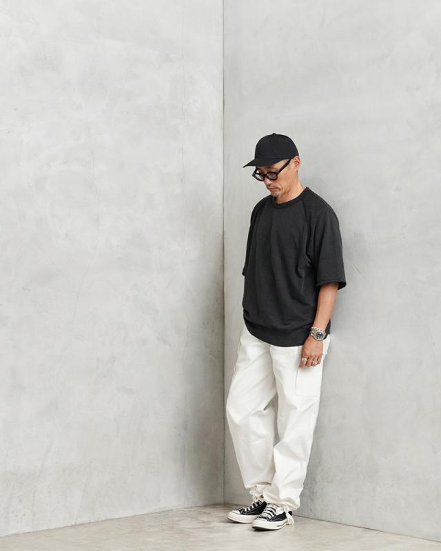 新品 ドイツ軍 COMMERCIAL MODEL モールスキン カーゴパンツ ホワイト【Cx】【I】｜ミリタリー メンズファッション ミリタリーパンツ トラウザー ワークパンツ ヴィンテージ コットン テーパード 丈夫 耐久性 経年変化 サスペンダー_7
