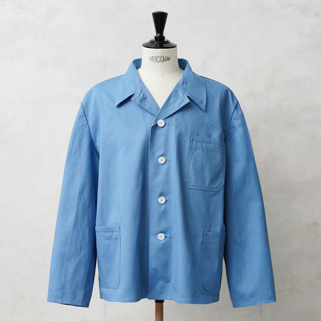 実物 新品 デッドストック ドイツ軍 BW サックスブルー コットン