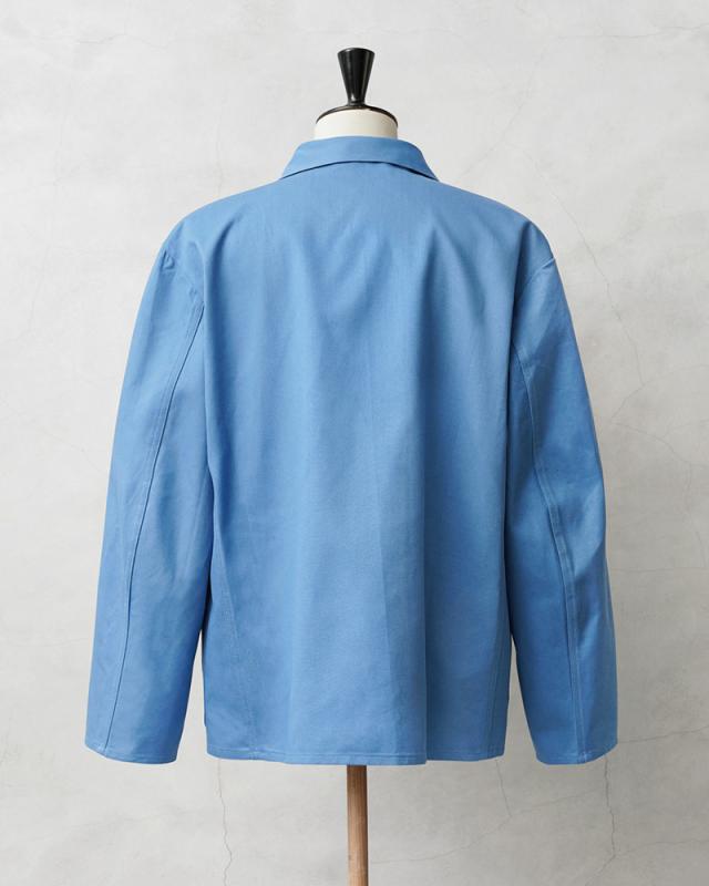 実物 新品 デッドストック ドイツ軍 BW サックスブルー コットン