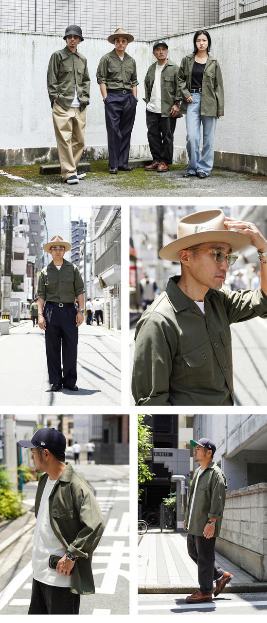 実物 新品 デッドストック 米軍 ユーティリティシャツ OG-507【Cx】【I】の通販は