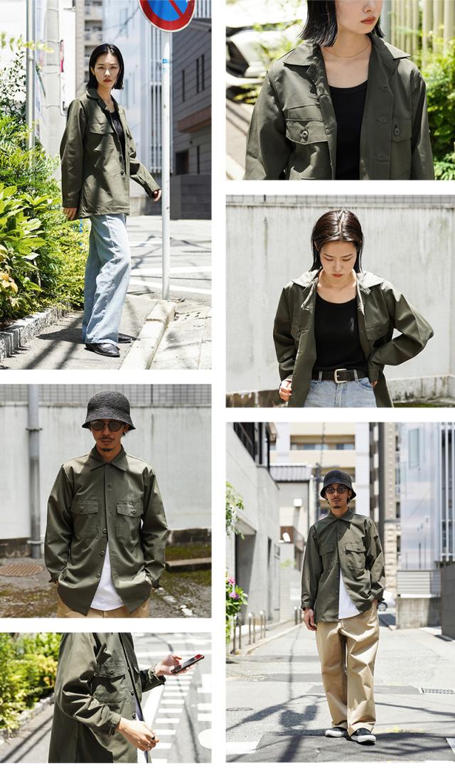 実物 新品 デッドストック 米軍 ユーティリティシャツ OG-507【Cx】【I】の通販は