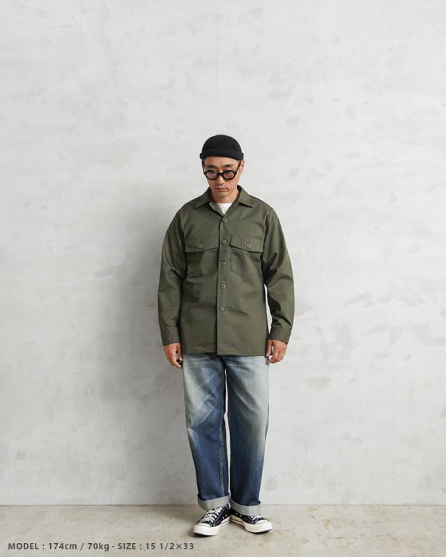 実物 新品 デッドストック 米軍 ユーティリティシャツ OG-507【Cx】【I】の通販は