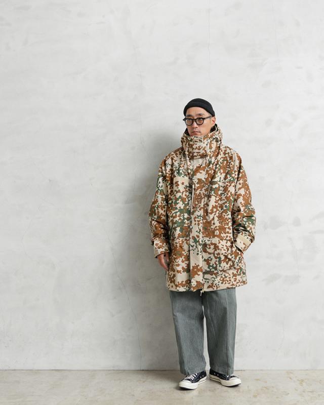 実物 新品 デッドストック デンマーク軍 M-84 デザートカモ WATERPROOF 
