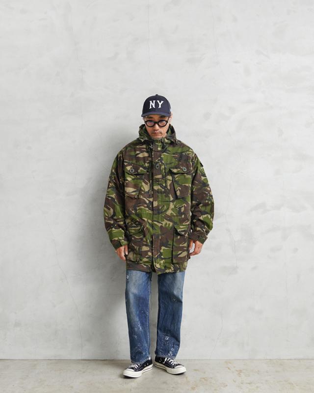 実物 USED イギリス軍 WINDPROOF コンバット スモック DPMカモ