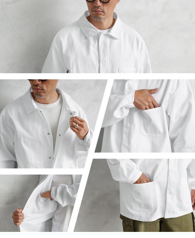 実物 新品 デッドストック ベルギー軍 HEAVY TWILL ホワイト ワーク