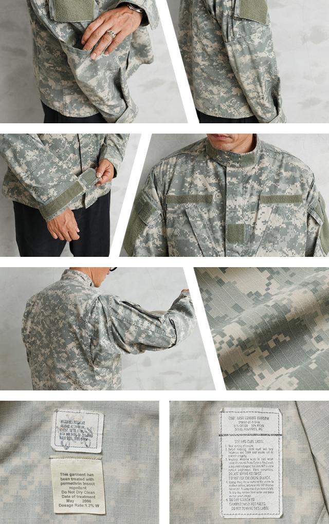 実物 USED 米軍 ACU コンバット ジャケット UCP【Cx】【I