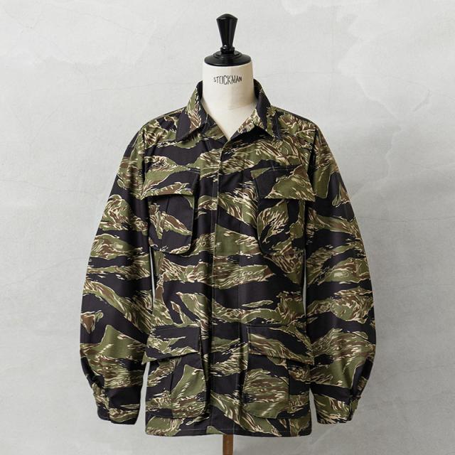 70's U.S.ARMY ジャングルファティーグ カモフラージュ 60's U.S.ARMY ジャングル・ファティーグ W38L30 リアルツリー