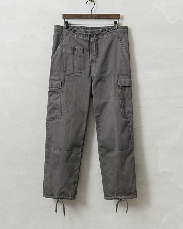 実物 USED デンマーク軍 M-71 ダブルニー コンバット カーゴパンツ 前期型【Cx】【I】｜コンバットパンツ メンズ ミリタリーパンツ アメカジ 軍パン ヴィンテージ コットンサテン ワークパンツ 放出品 古着 ファティーグパンツ 秋 冬_9