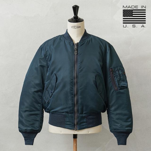 CONCORD コンコルド 90’s MADE IN USA MA-1 フライトジャケット【NAVYキルティング】“MADE BY ALPHA INDUSTRIES”【Cx】【I】