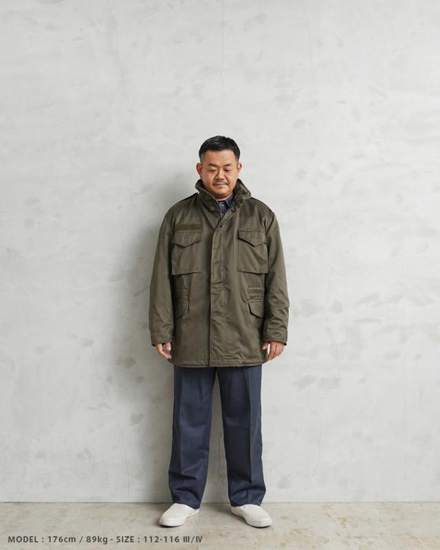 実物 新品 デッドストック オーストリア軍 M-65 フィールドジャケット【Cx】【I】 冬 春｜メンズ ファッション ミリタリー M65 ミリタリージャケット 軍物 古着 オリーブ アウター 防寒 着こなし コーデ_9
