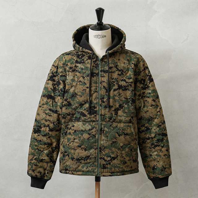 MADE IN USA MCGUIRE ARMY NAVY社製 WINTER WEIGHT WOOBIE HOODIE（ウィンター ウェイト ウービー フーディ）キルティング ジャケット【