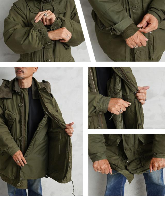 希少 実物 USED カナダ軍 ECW コンバット パーカー フルセット