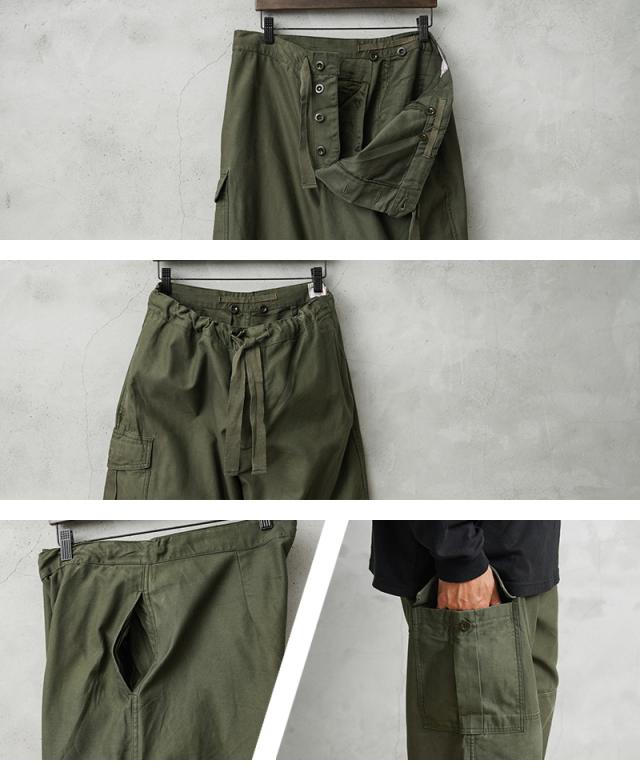 実物 USED ベルギー軍 M-88 フィールド オーバーパンツ OD 裾