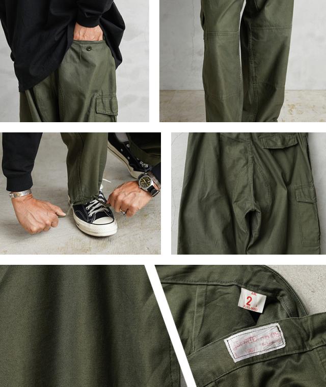 実物 USED ベルギー軍 M-88 フィールド オーバーパンツ OD 裾ドロー