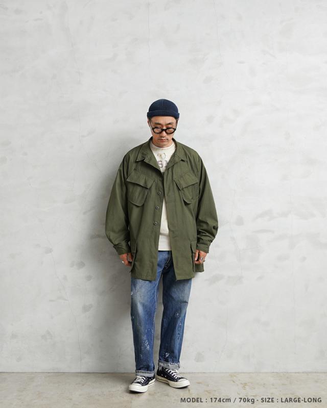 ジャングルファティーグ ジャケット 5th 69年会計　M 全国通販】VINTAGE 60s US ARMY