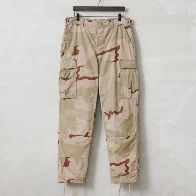 実物 USED 米軍 DCU カーゴパンツ 3カラーデザート リップストップ【Cx】【I】｜メンズ ミリタリー 大きいサイズ 軍パン 迷彩 カモフラ 作業着 ポケット多い 古着 ファッション おしゃれ