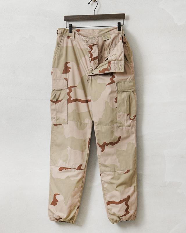 実物 USED 米軍 DCU カーゴパンツ 3カラーデザート リップストップ【Cx】【I】｜メンズ ミリタリー 大きいサイズ 軍パン 迷彩 カモフラ 作業着 ポケット多い 古着 ファッション おしゃれ_5