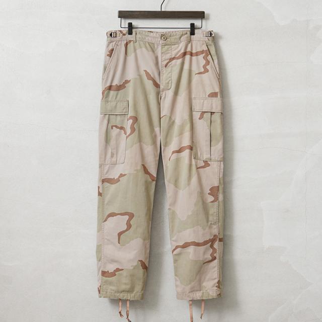 実物 USED 米軍 DCU カーゴパンツ 3カラーデザート ノンリップ【Cx】【I】｜メンズ ミリタリー 大きいサイズ 軍パン 迷彩 カモフラ 作業着 ポケット多い 古着 ファッション おしゃれ