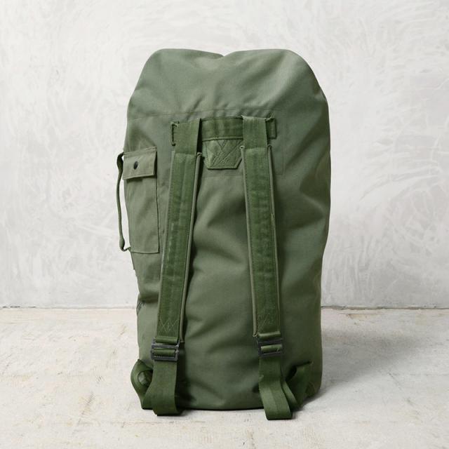 【米軍放出品】 ダッフルバッグ ダブルストラップ ナイロンバッグ MILITARY（ミリタリー） 実物 USED 米軍 ダブルストラップ コーデュラ