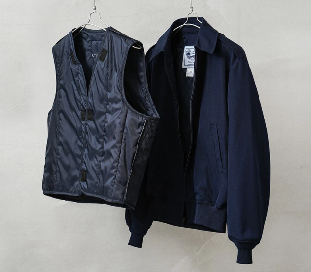 実物 新品 デッドストック 米軍 U.S.AIR FORCE ライトウェイトジャケット ライナー付き SOLID【Cx】【I】_7