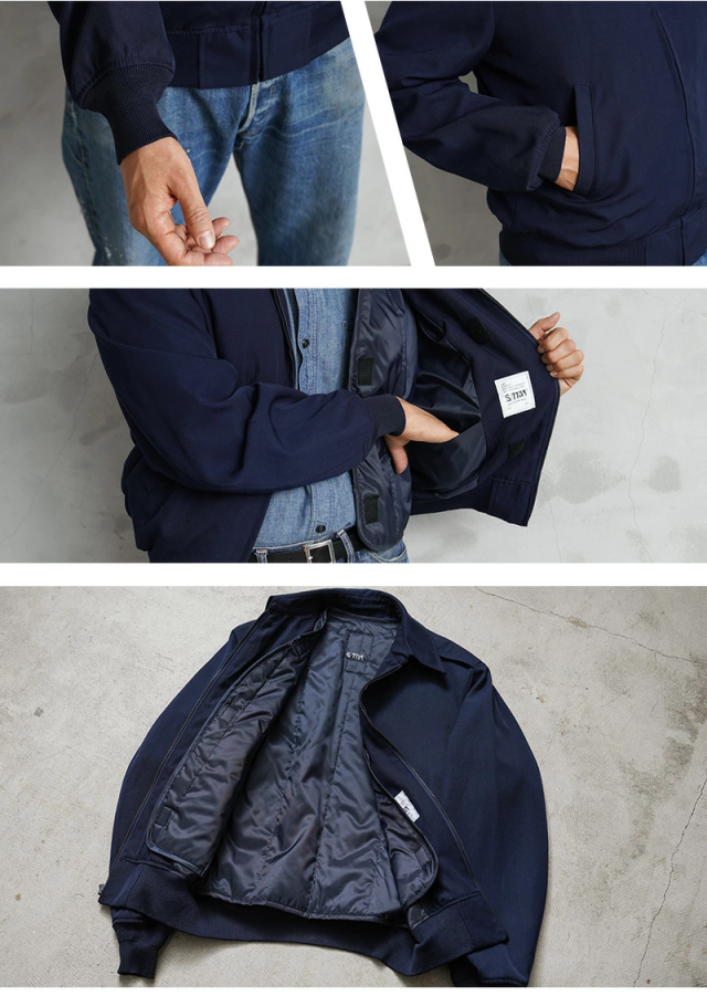 実物 新品 デッドストック 米軍 U.S.AIR FORCE ライトウェイトジャケット ライナー付き SOLID【Cx】【I】_9