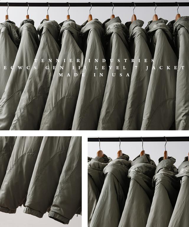 TENNIER INDUSTRIES社製 米軍 ECWCS GEN III LEVEL 7 ジャケット