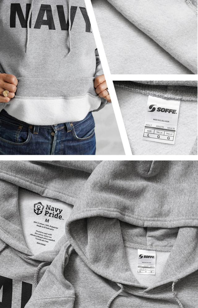 新品 米軍 U.S.NAVY オフィシャルライセンス トレーニング プルオーバー フーディ スウェット GRAY【Cx】【I】｜メンズ トップス パーカー ミリタリー 大きいサイズ グレー ネイビー ブランド おしゃれ