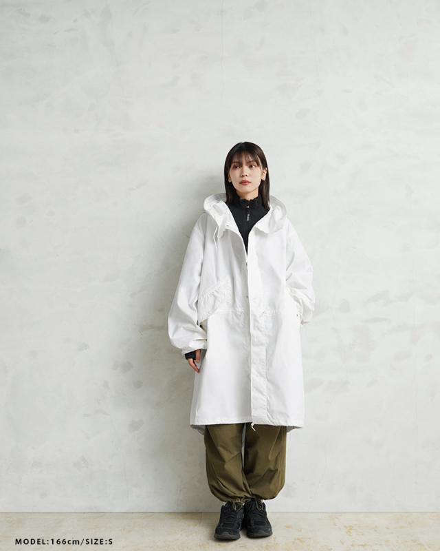 WAIPER.inc 実物 新品 デッドストック 米軍 リメイク スノーカモ モッズコート コットン／ナイロン ポケット付き WHITE【I】【Cx】｜ミリタリー アウター メンズ 大きいサイズ 白 ホワイト カジュアル  アメリカ軍 古着 ファッション おしゃれ_5