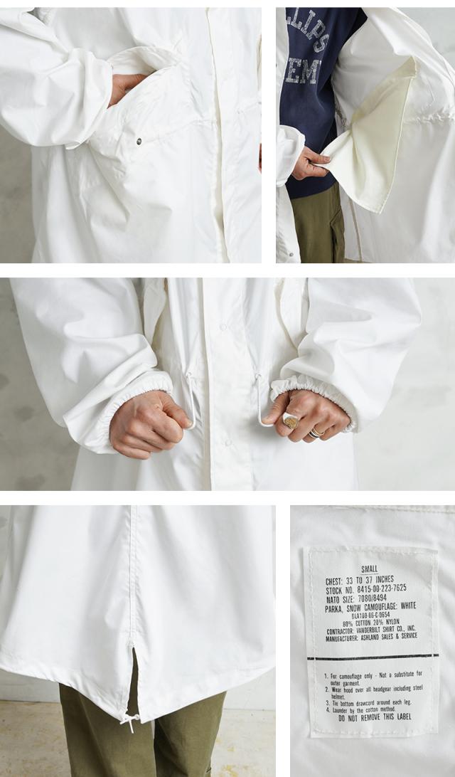 WAIPER.inc 実物 新品 デッドストック 米軍 リメイク スノーカモ