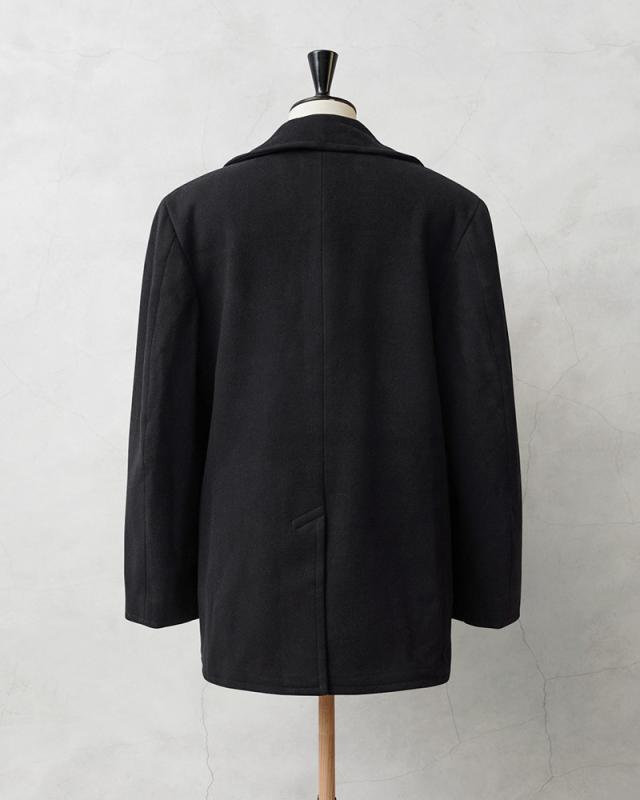 実物 USED 米軍 U.S.NAVY KERSEY（カージー）ウール ピーコート ゴールドボタン DARK NAVY / Pコート PEA COAT【Cx】【I】｜メンズ アウター ミリタリー メルトン ジャケット ダブル 前立て ビジネス カジュアル 古着 おしゃれ