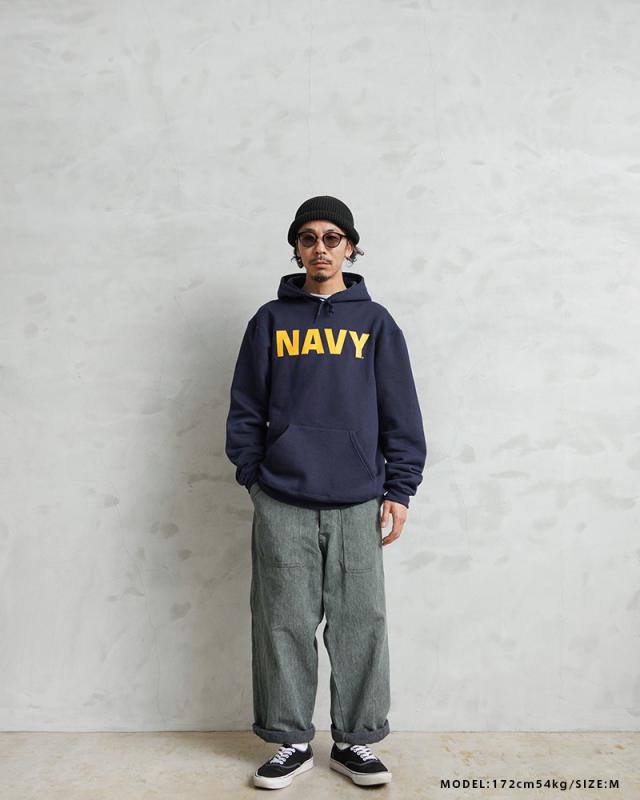 新品 米軍 U.S.NAVY オフィシャルライセンス トレーニング プルオーバー フーディ スウェット NAVY【Cx】【I】｜メンズ トップス パーカー ミリタリー 大きいサイズ ネイビー アメリカ軍 おしゃれ