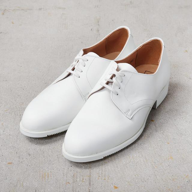 実物 新品 デッドストック フランス軍 Argueyrolles社製 レザー オフィサーシューズ WHITE ロゴあり【Cx】【I】