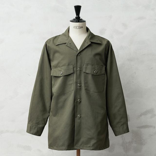 希少サイズ 実物 新品 デッドストック 米軍 ユーティリティシャツ OG-507【Cx】【I】｜ミリタリーシャツ ファティーグシャツ OG507 メンズ アメカジ ヴィンテージ 大きいサイズ 軍物 コットンポリ オープンカラーシャツジャケット
