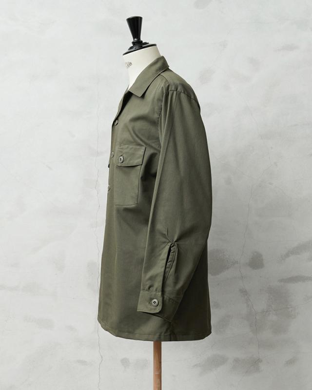 希少サイズ 実物 新品 デッドストック 米軍 ユーティリティシャツ OG-507【Cx】【I】｜ミリタリーシャツ ファティーグシャツ OG507 メンズ アメカジ ヴィンテージ 大きいサイズ 軍物 コットンポリ オープンカラーシャツジャケット_9
