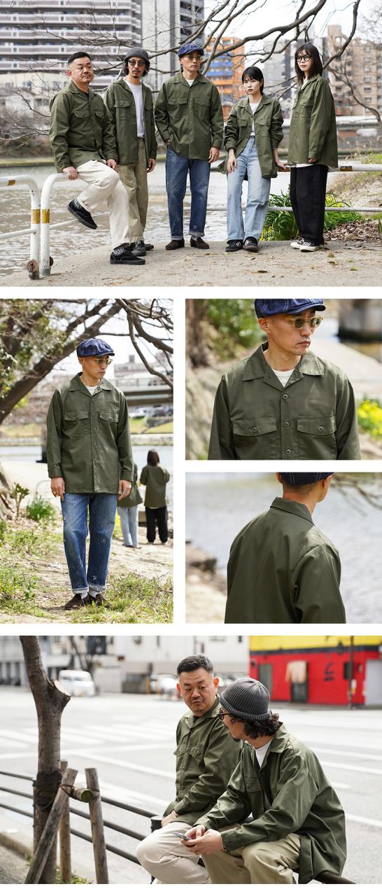 希少サイズ 実物 新品 デッドストック 米軍 ユーティリティシャツ OG-507【Cx】【I】｜ミリタリーシャツ ファティーグシャツ OG507 メンズ アメカジ ヴィンテージ 大きいサイズ 軍物 コットンポリ オープンカラーシャツジャケット_17