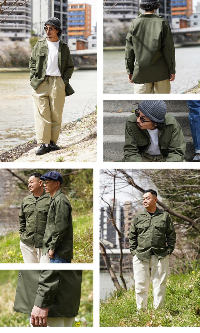 希少サイズ 実物 新品 デッドストック 米軍 ユーティリティシャツ OG-507【Cx】【I】｜ミリタリーシャツ ファティーグシャツ OG507 メンズ アメカジ ヴィンテージ 大きいサイズ 軍物 コットンポリ オープンカラーシャツジャケット_18