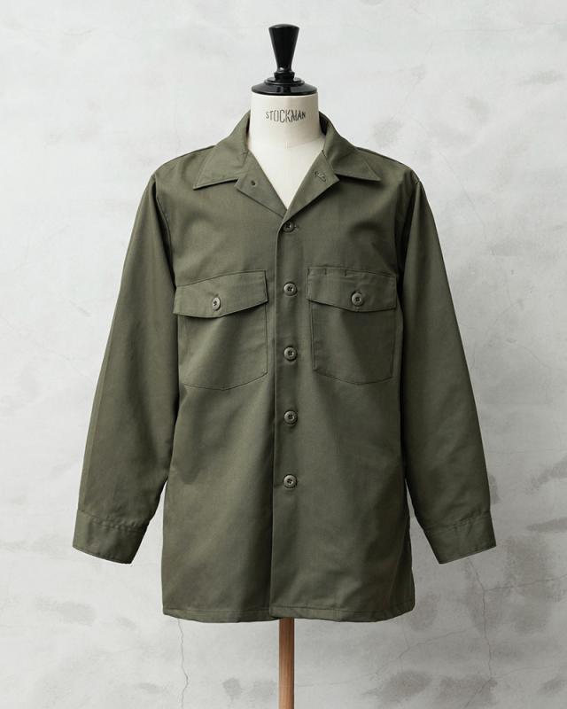 希少サイズ 実物 新品 デッドストック 米軍 ユーティリティシャツ OG-507【Cx】【I】｜ミリタリーシャツ ファティーグシャツ OG507 メンズ アメカジ ヴィンテージ 大きいサイズ 軍物 コットンポリ オープンカラーシャツジャケット_8