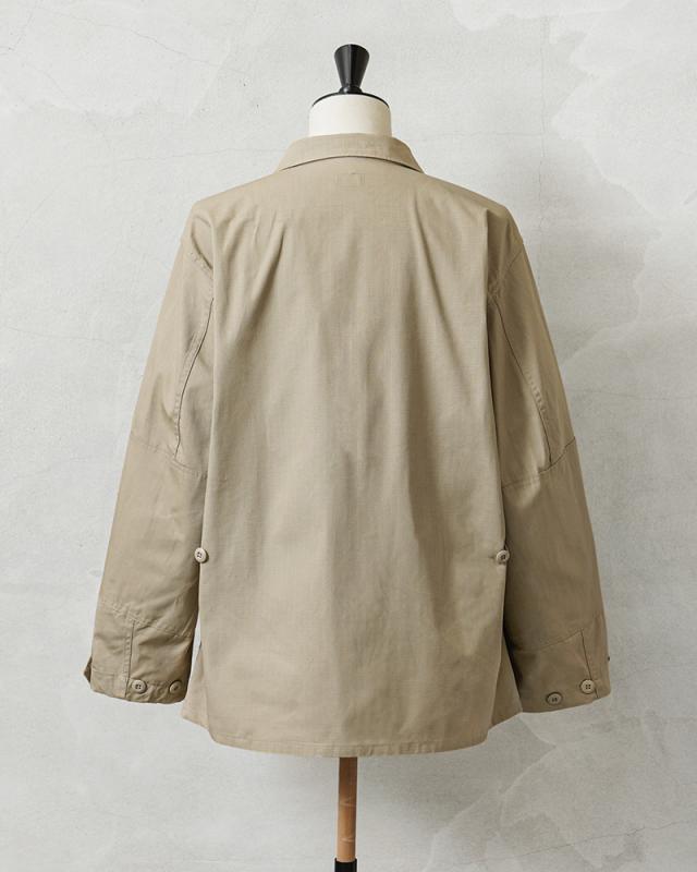 MADE IN USA 新品 米軍 デッドストック BDU ジャケット カーキ 中期型タイプ ウエストアジャスターあり【Cx】【I】｜ミリタリー アウター アメカジ メンズファッション リップストップ アメリカ製 復刻 軍用 戦闘服 古着 軍物_4