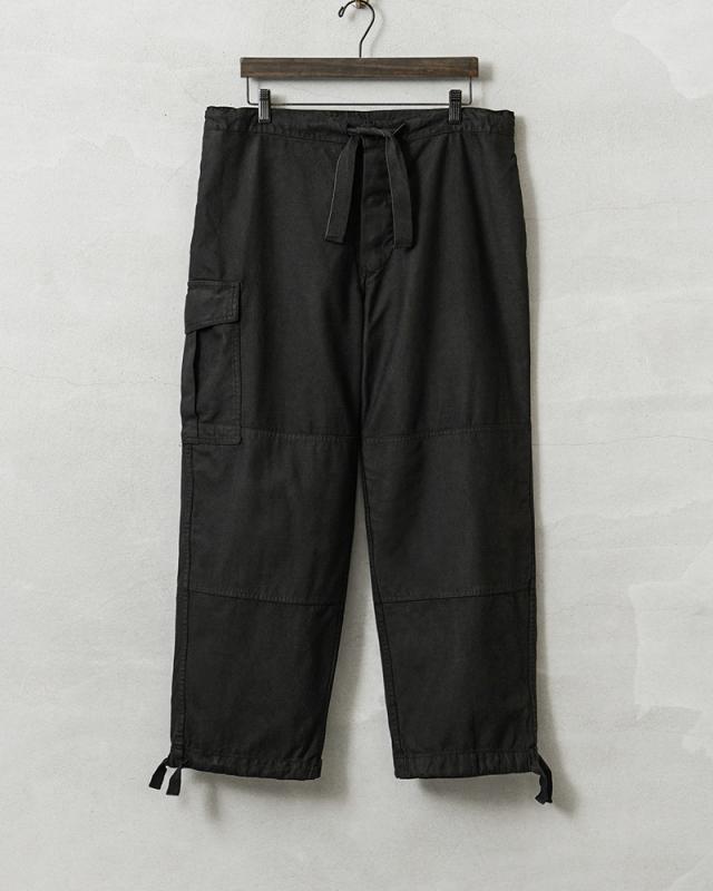 【1987年製】ベルギー軍 M88 カーゴパンツ フィールドオーバーパンツ 1A 実物 USED ベルギー軍 M-88 フィールド オーバーパンツ BLACK染め【Cx