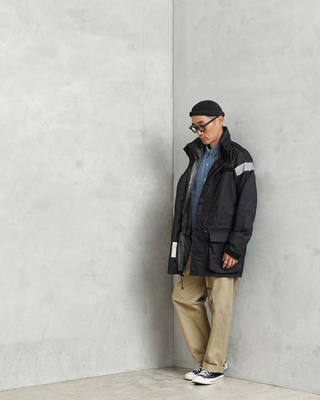 実物 USED イギリス軍 ROYAL NAVY FOUL WEATHER MVP ジャケット / WATERPROOF SMOCK【Cx】【I】_8