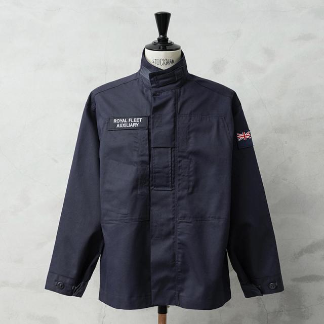 実物 新品 デッドストック イギリス軍  FLEET AUXILIARY（RFA）PCS コンバット ジャケット【Cx】【I】｜ミリタリージャケット メンズファッション アウター 軍物 かっこいい レイヤード 古着 おしゃれ