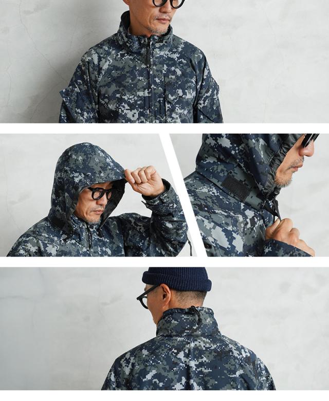 実物 USED 米軍 U.S.NAVY ECWCS GEN2 NWU TYPE1 デジタルカモ GORE-TEX パーカー / ゴアテックス【Cx】【I】