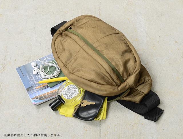 WAIPER.inc 実物 米軍 ポンチョライナー リメイク ボディバッグ