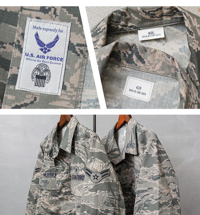 実物 USED 米空軍 U.S.A.F ABU ユーティリティ ジャケット リップス 
