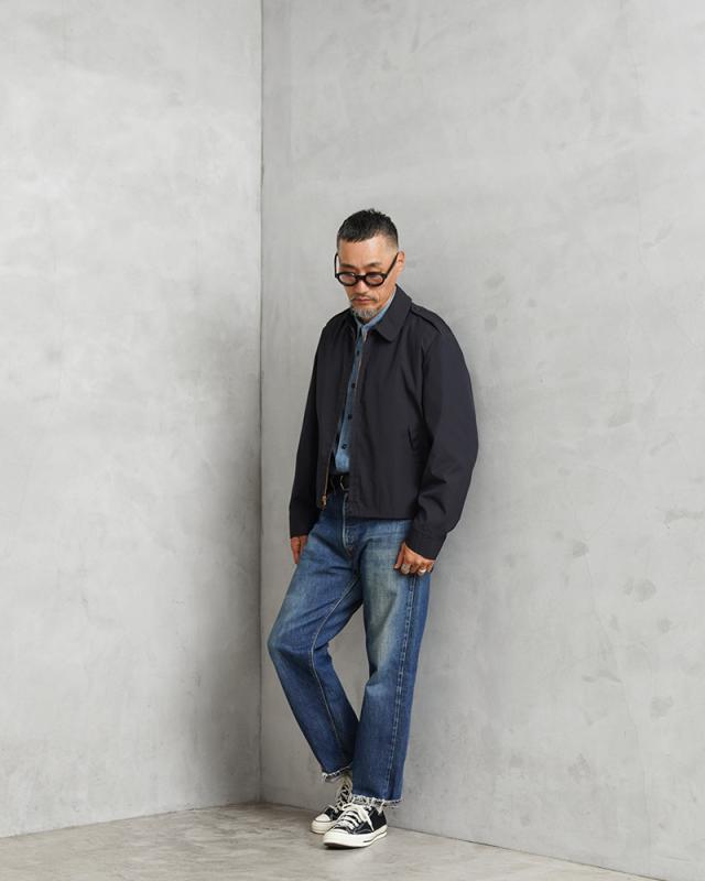 MADE IN USA USED USNA ヴィンテージ ユーティリティージャケット DARK NAVY【Cx】【I】｜メンズファッション アメカジ ミリタリー ユーティリティジャケット スイングトップ ライトアウター 米軍 ポリコットン アメリカ製_6